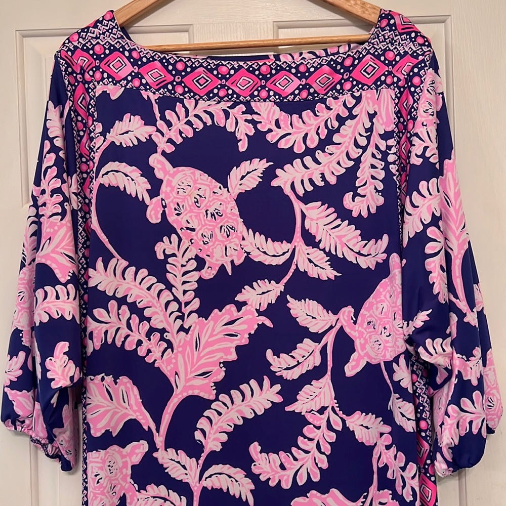 Lilly Pulitzer maxi dress.